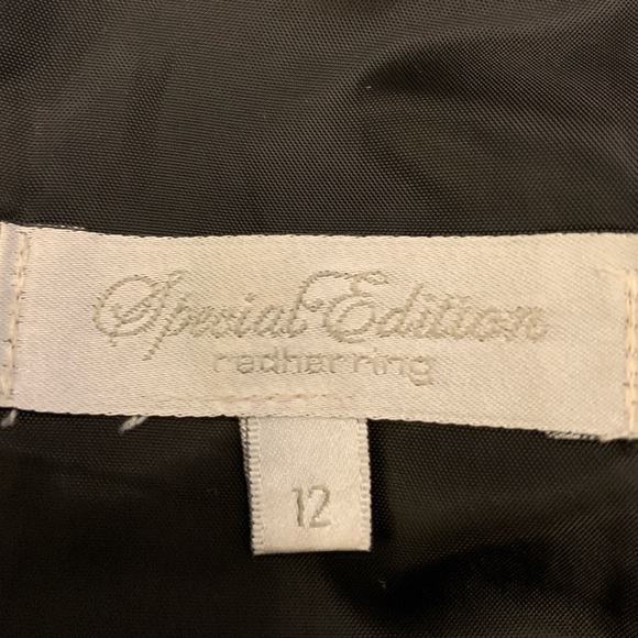 Redherring Striped fit & flare, lined, Black/Red/White,UK 12 - Picture 3 of 3